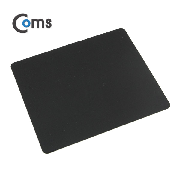 Coms 마우스 패드 (저가형/일반패드) 24*20cm, Black