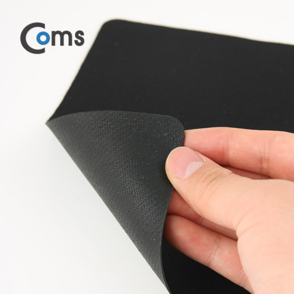 Coms 마우스 패드 (저가형/일반패드) 24*20cm, Black