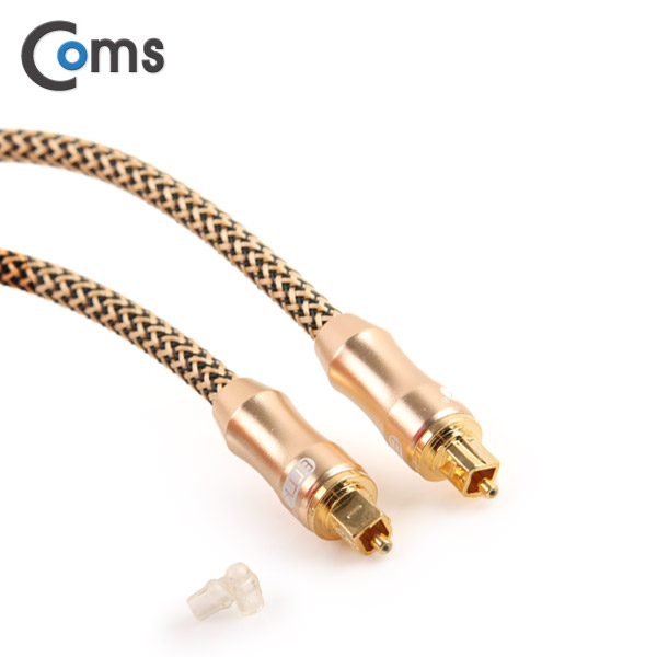 Coms 오디오광 케이블(6∮/각각) Box, 최고급, Gold, 3M