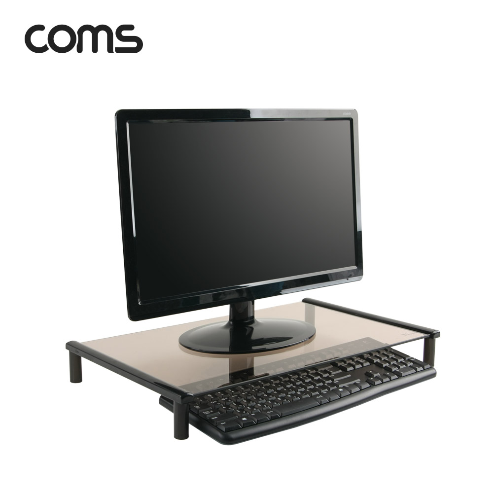 Coms 모니터,노트북 높이조절 스탠드, 1단 (520*309 = 1ea)
