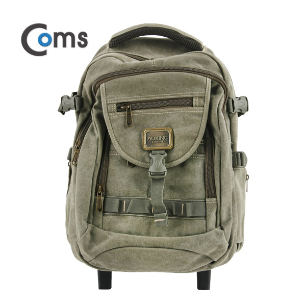 Coms 가방 백팩/캐리어 겸용, 15형 (카키)