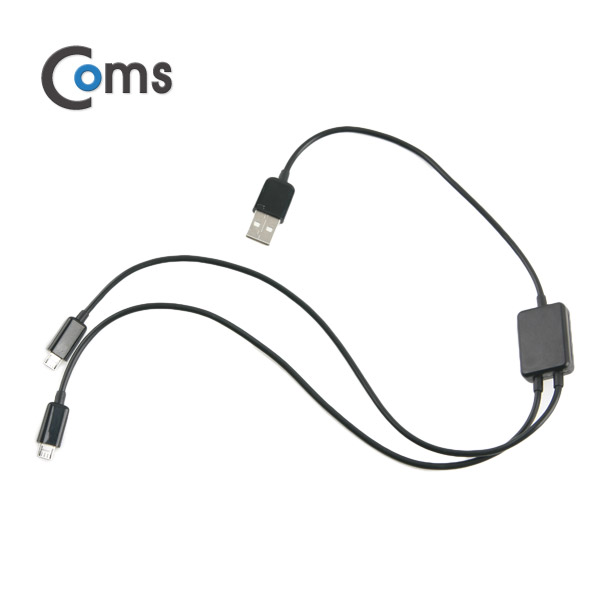 Coms USB/Micro USB(B) 케이블(멀티형 2구)