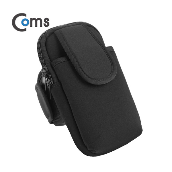 Coms 스마트폰 암밴드 (갤노트2/3/4용) Black