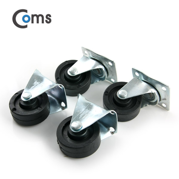 Coms 미니바퀴 4P (고정2P/회전2P)