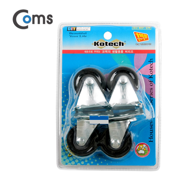 Coms 미니바퀴 4P (고정2P/회전2P)