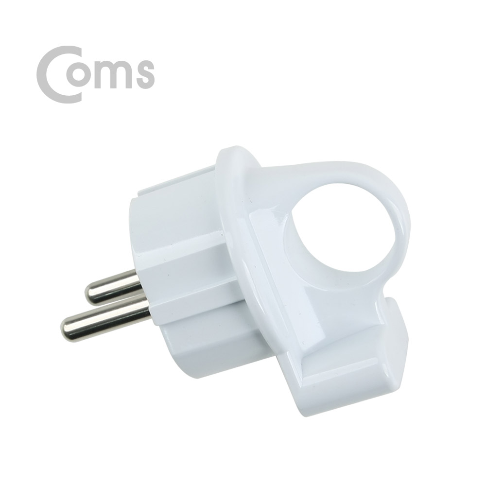 Coms 접지플러그 ㄱ자형 K-2816