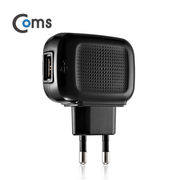 Coms  G POWER 여행용 충전기 (5V/1.2A - 1포트)Black