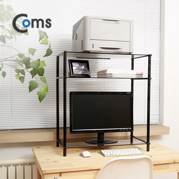 Coms 프린터,모니터,TV 높이조절 스탠드 3단 (620*309 = 3ea)