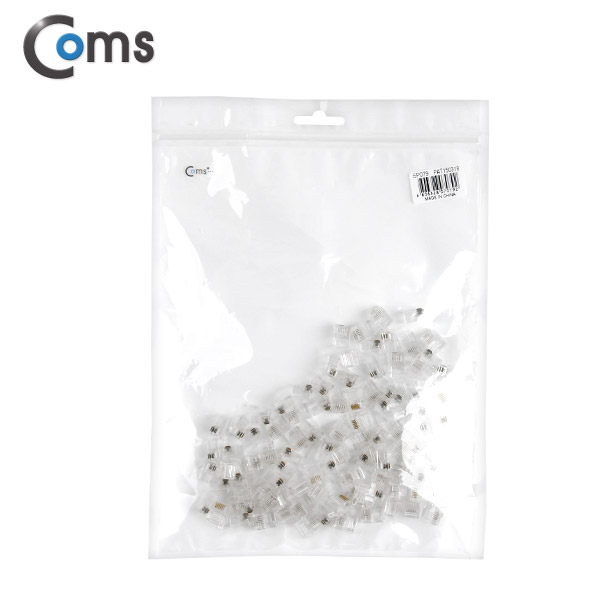 Coms 플러그(RJ12) (6P6C/COMS), 100EA, 좌측 클립