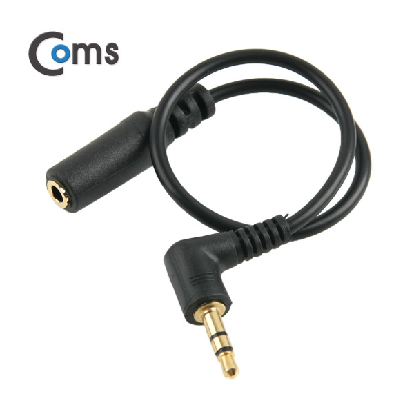 Coms 스테레오 케이블 (3.5Ø/3극 연장) 3.5M ㄱ/3.5F -30cm/20cm(랜덤발송)