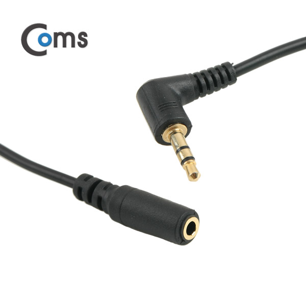 Coms 스테레오 케이블 (3.5Ø/3극 연장) 3.5M ㄱ/3.5F -30cm/20cm(랜덤발송)