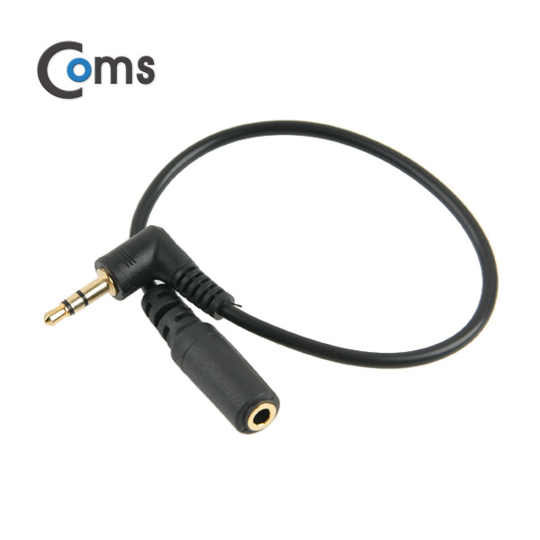 Coms 스테레오 케이블 (3.5Ø/3극 연장) 3.5M ㄱ/3.5F -30cm/20cm(랜덤발송)