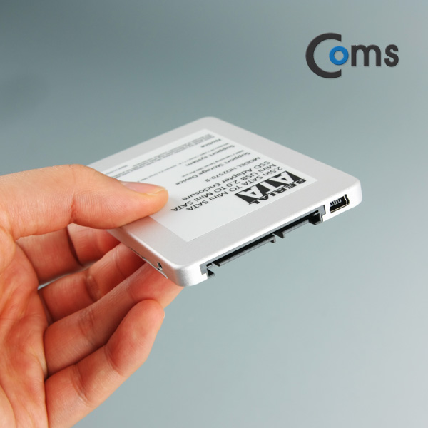 Coms SATA 컨버터(mSATA to SATA & USB),USB 2.0 지원,2.5형CASE