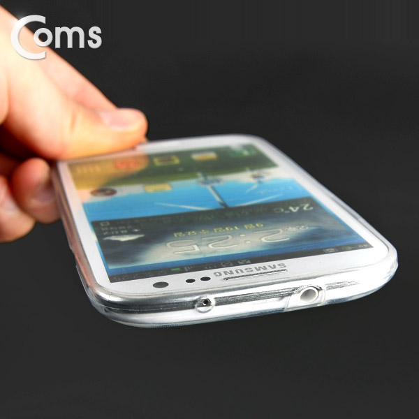 Coms 스마트폰 케이스(투명), 갤3