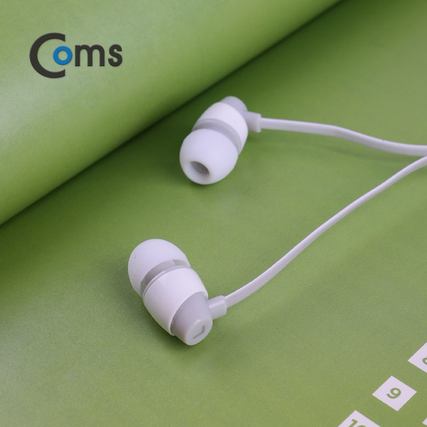 Coms 이어폰 (KUCIPA) H23/칼국수형/커널형/White