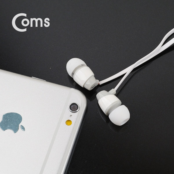 Coms 이어폰 (KUCIPA) H23/칼국수형/커널형/White