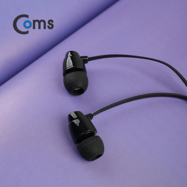 Coms 이어폰 (KUCIPA) H23/칼국수형/커널형/Black