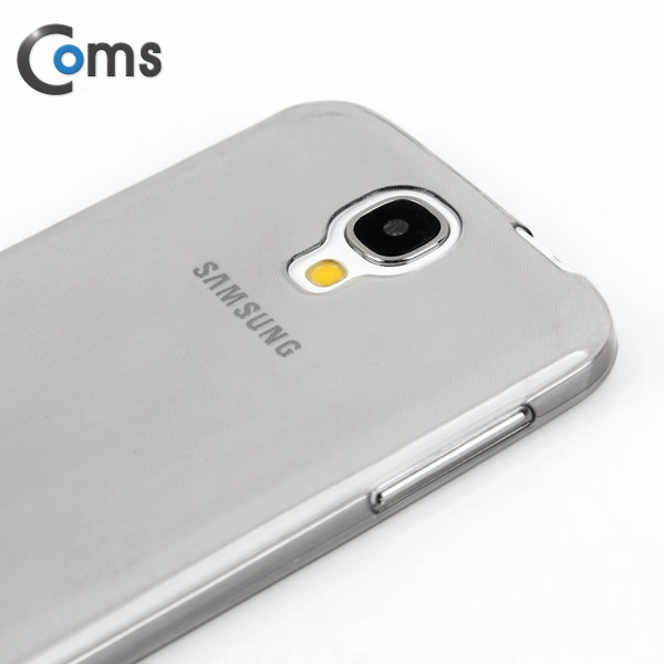 Coms 스마트폰 케이스(흑투명), 갤4