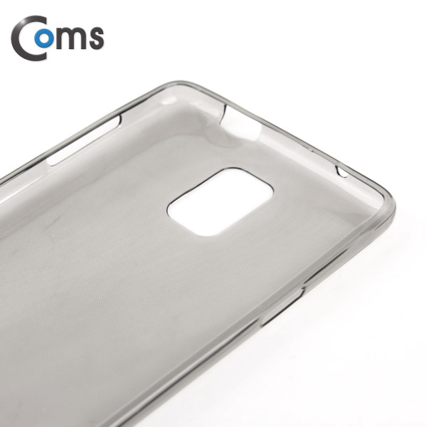 Coms 스마트폰 케이스(흑투명), 갤노트4