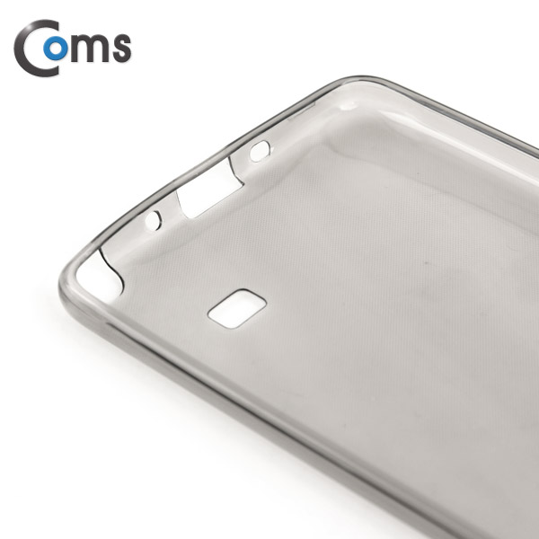 Coms 스마트폰 케이스(흑투명), 갤노트4