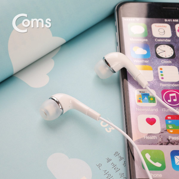 Coms 이어폰(KUCIPA) H11/커널형/White