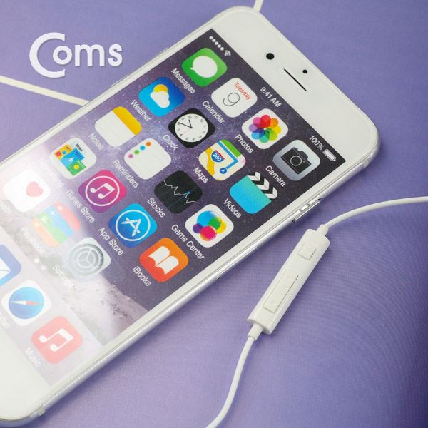 Coms 이어폰(KUCIPA) H11/커널형/White