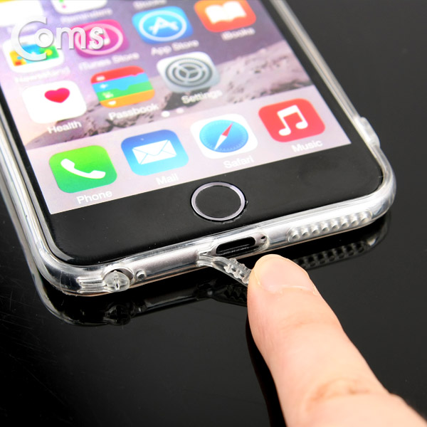 Coms 스마트폰 케이스(투명 /하드 타입), iOS Phone 6 (5.5형)