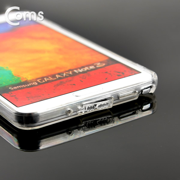 Coms 스마트폰 케이스(투명 /하드 타입), 갤노트3