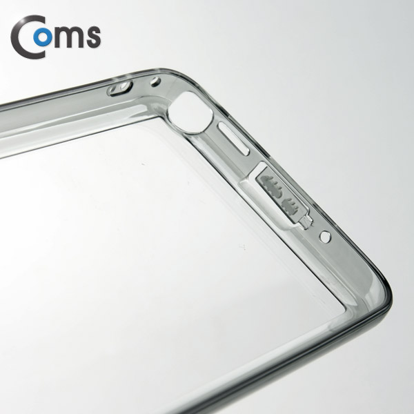 Coms 스마트폰 케이스(흑투명 테두리), 갤노트3