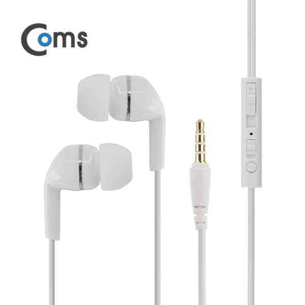 Coms 이어폰(X-521) White