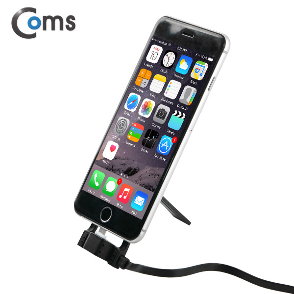 Coms 8핀 케이블(스텐드형), 1M, Black