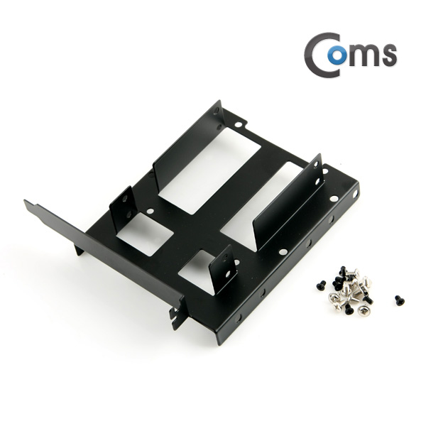 Coms 하드 가이드 철재(PCI 슬롯 타입) HDD/SSD 2.5 x 2, 3.5 시 장