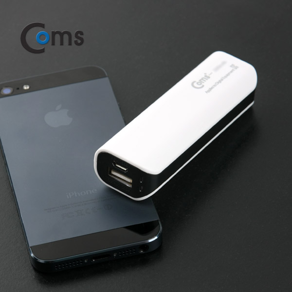 Coms 보조 배터리 / 비상 충전기(3000mAh) Black