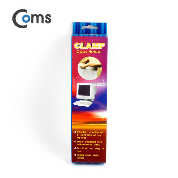 Coms 카피홀더(원고 걸이), 저가형, 모니터 측면 부착형