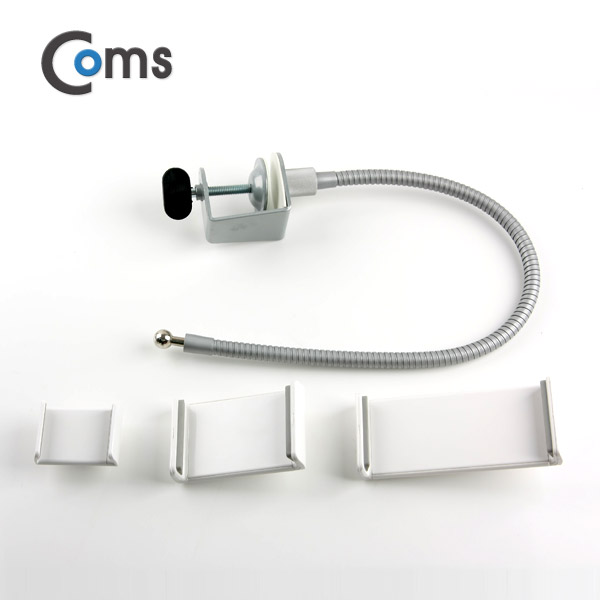 Coms 태블릿 거치대, 탁상거치/거치가이드 교체, 스마트폰 거치겸용