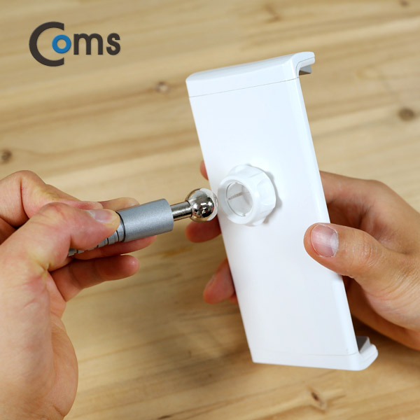 Coms 태블릿 거치대, 탁상거치/거치가이드 교체, 스마트폰 거치겸용