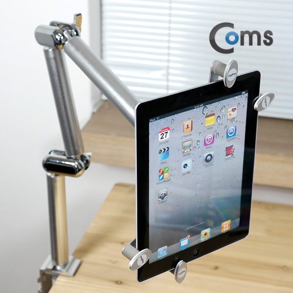 Coms 태블릿 거치대(3관절), 탁상용/차량용