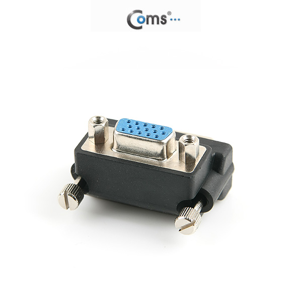 Coms DVI 꺾임형(꺽임) 젠더 DVI(M) to/VGA 15(F) DVI-I Dual