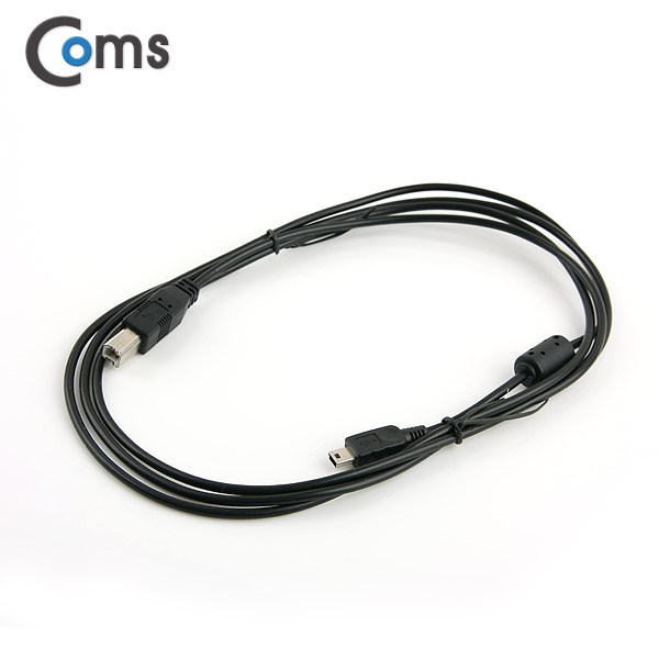 Coms USB OTG 케이블 USB B(M)/MINI B(M) 5P, 2M