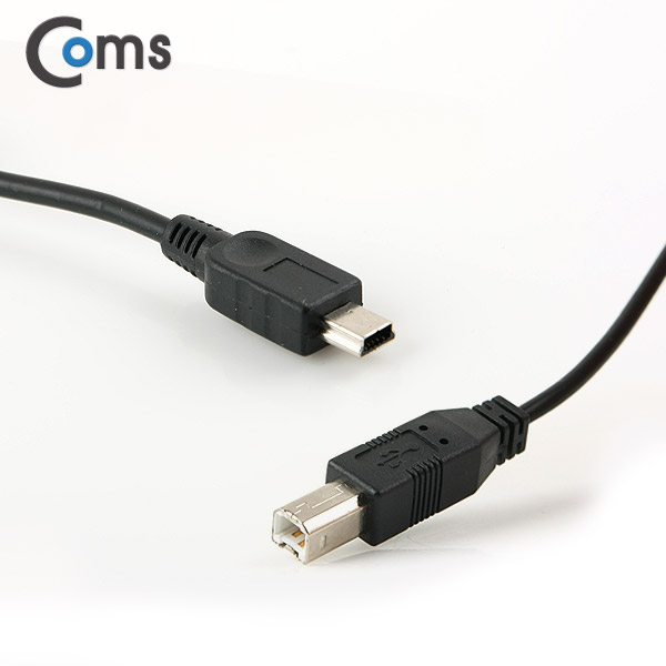 Coms USB OTG 케이블 USB B(M)/MINI B(M) 5P, 2M
