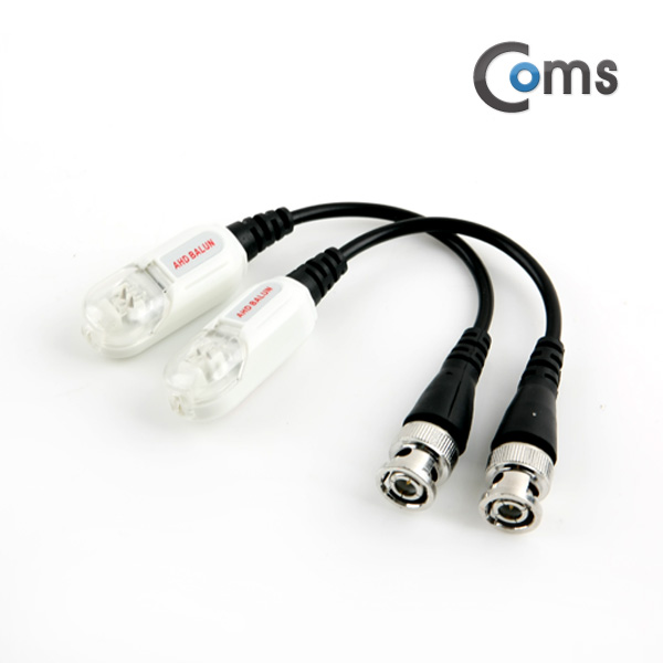 Coms BNC 리피터(Balun), CCTV신호연장/AHD, 터미널2P 타입/Long