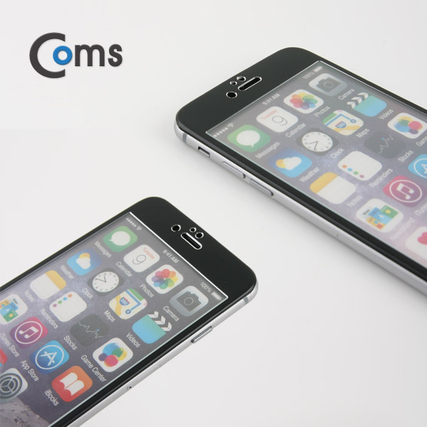 Coms 스마트폰 보호필름(iOS 스마트폰 6) Black