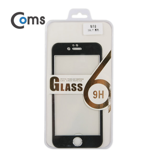 Coms 스마트폰 보호필름(iOS 스마트폰 6) Black