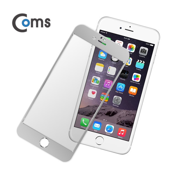 Coms 스마트폰 보호필름(아이폰 6 Plus) Silver