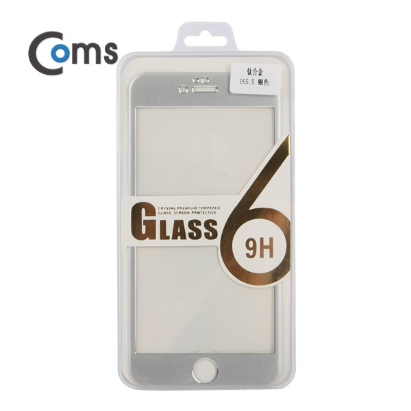 Coms 스마트폰 보호필름(아이폰 6 Plus) Silver