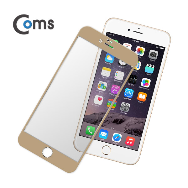 Coms 스마트폰 보호필름(iOS 스마트폰 6 Plus) Gold
