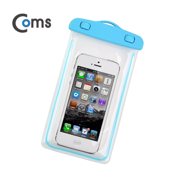 Coms 스마트폰 방수팩 iOS 스마트폰6/갤럭시S5,S6 / Blue