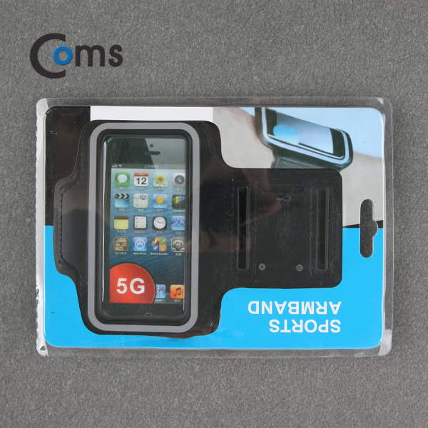 Coms 스마트폰 암밴드 iOS 스마트폰 5 / Black