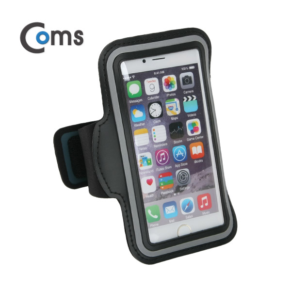Coms 스마트폰 암밴드 iOS 스마트폰 6 / Black