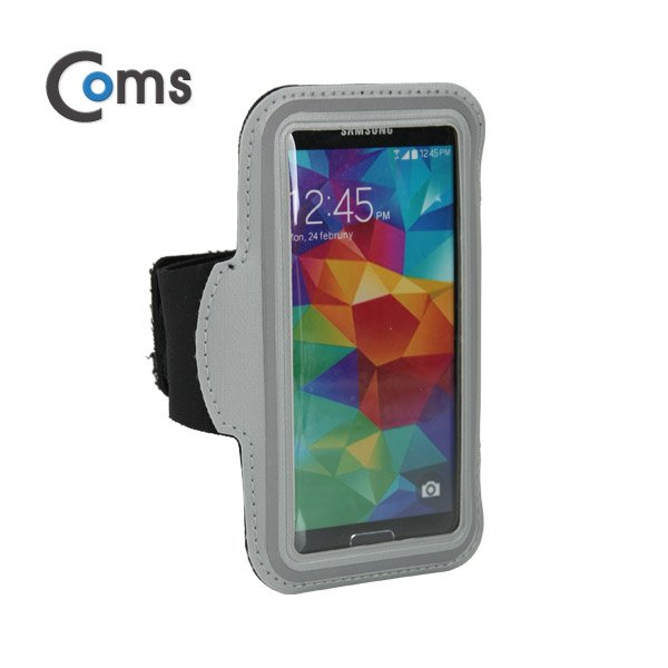 Coms 스마트폰 암밴드 갤S5용 / Gray